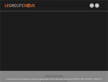 Tablet Screenshot of legroupenova.com